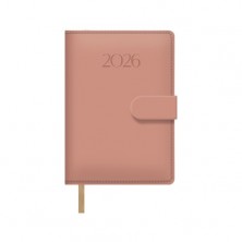 AGENDA ANUAL (2026) DOHE PRETTY COSIDA tapa EXTRA POLIPIEL con GOMA 125x180 D/P ROSA