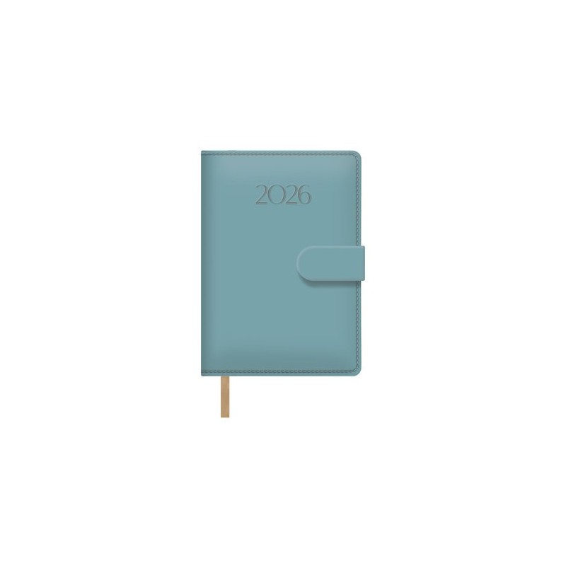 AGENDA ANUAL (2026) DOHE PRETTY COSIDA tapa EXTRA POLIPIEL con GOMA 125x180 D/P VERDE