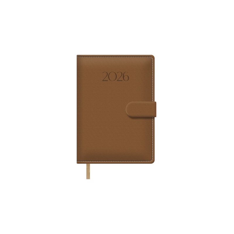 AGENDA ANUAL (2026) DOHE SENA COSIDA tapa EXTRA POLIPIEL 150x210 D/P CAMEL
