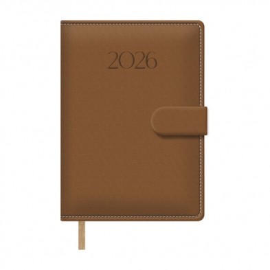 AGENDA ANUAL (2026) DOHE SENA COSIDA tapa EXTRA POLIPIEL 150x210 D/P CAMEL