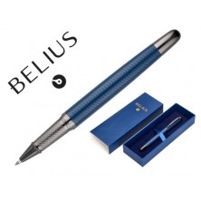 BOLIGRAFO BELIUS NEPTUNO CUERPO AZUL TINTA AZUL