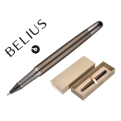 BOLIGRAFO BELIUS NEPTUNO COLOR CAQUI TINTA AZUL