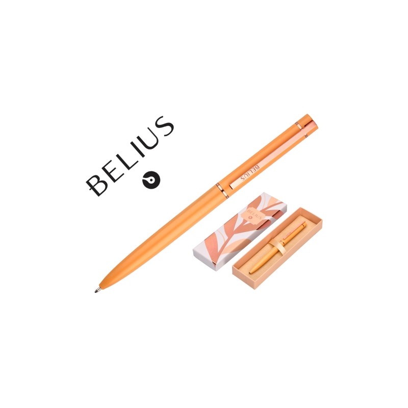 BOLIGRAFO BELIUS ROSE COLOR NARANJA
