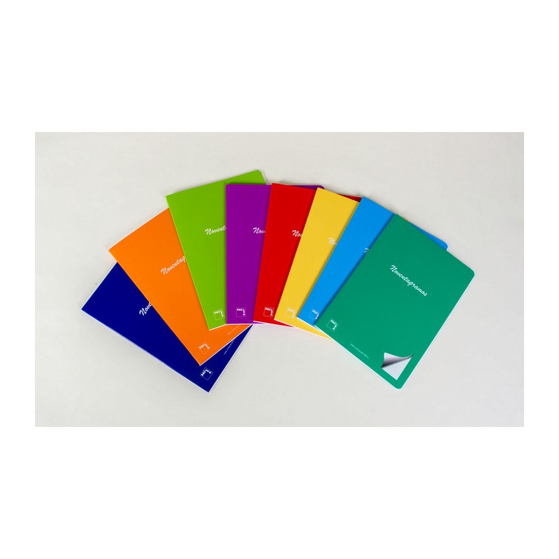 LIBRETA Fº 48H 90GR LISO COLORES SURTIDOS