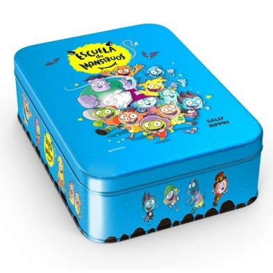 APRENDER A LEER EN LA ESCUELA DE MONSTRUOS COFRE CON LOS LIBROS