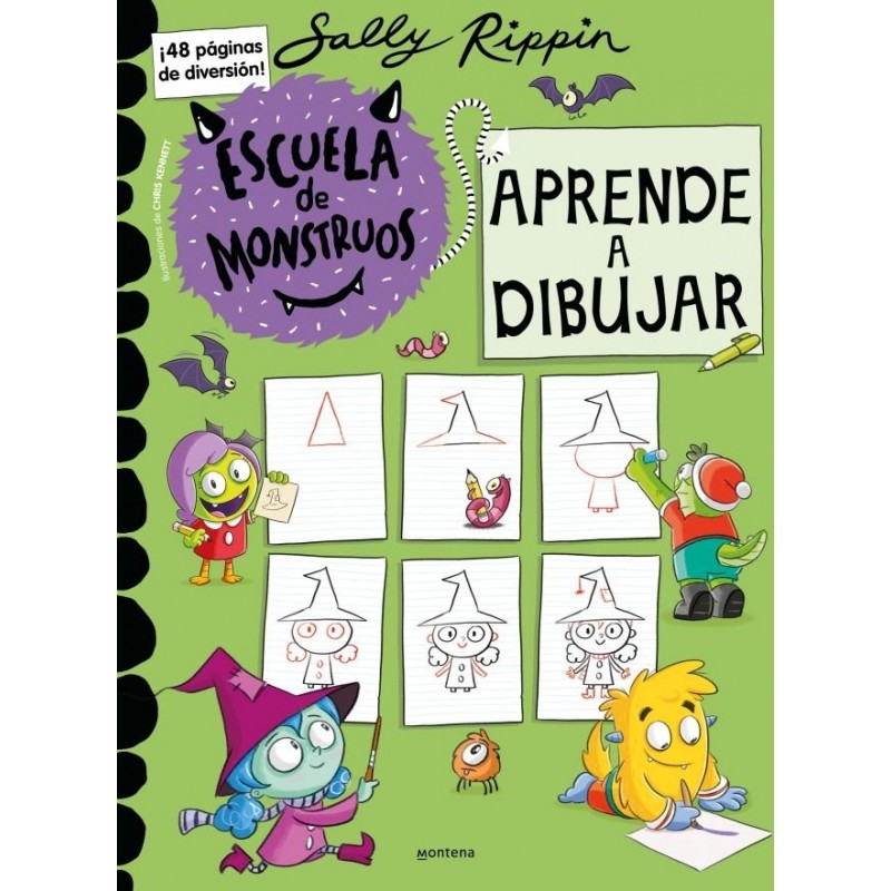 ESCUELA DE MONSTRUOS APRENDE A DIBUJAR
