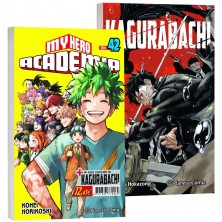 MY HERO ACADEMIA 42 Y KAGURABACHI 1 PACK ESPECIAL