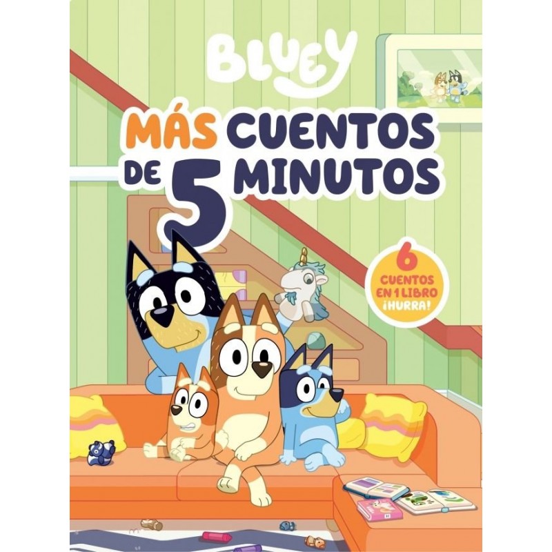 BLUEY RECOPILATORIO DE CUENTOS MAS CUENTOS DE 5 MINUTOS