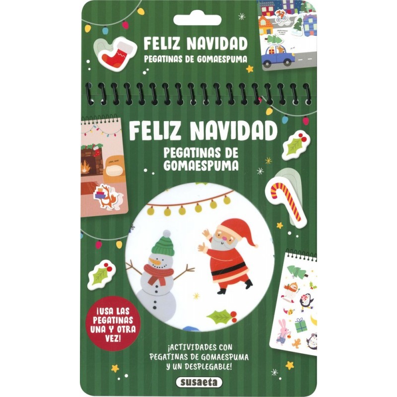 FELIZ NAVIDAD PEGATINAS DE GOMAESPUMA