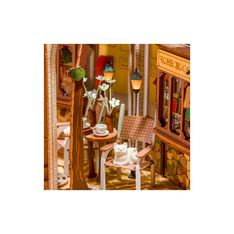 MAQUETA SUJETALIBROS LIBRERIA SUNSHINE TOWN