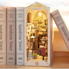 MAQUETA SUJETALIBROS LIBRERIA SUNSHINE TOWN