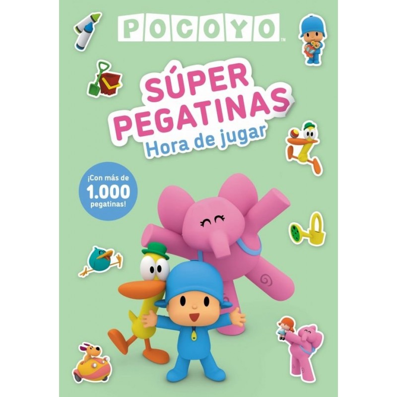 POCOYO ACTIVIDADES SUPER PEGATINAS HORA DE JUGAR