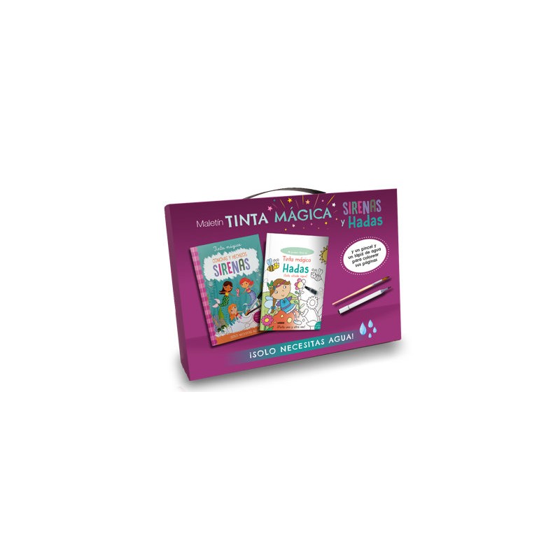 MALETIN TINTA MAGICA SIRENAS Y HADAS