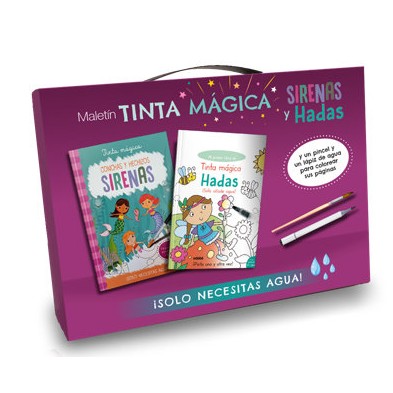 MALETIN TINTA MAGICA SIRENAS Y HADAS