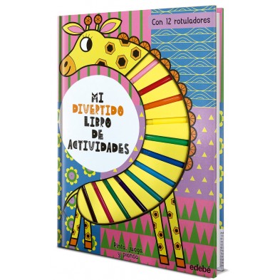 MI DIVERTIDO LIBRO DE ACTIVIDADES JIRAFA
