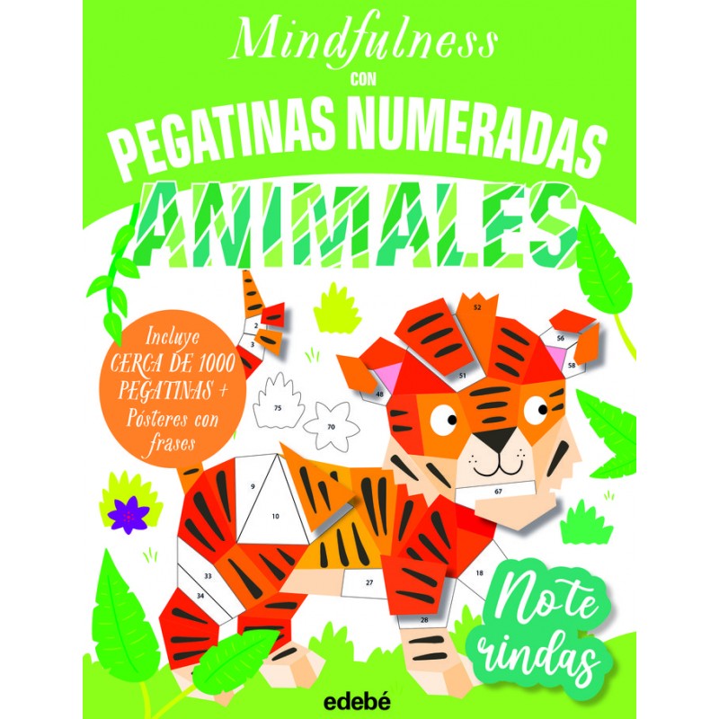 MINDFULNESS CON PEGATINAS NUMERADAS ANIMALES