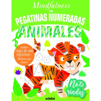 MINDFULNESS CON PEGATINAS NUMERADAS ANIMALES