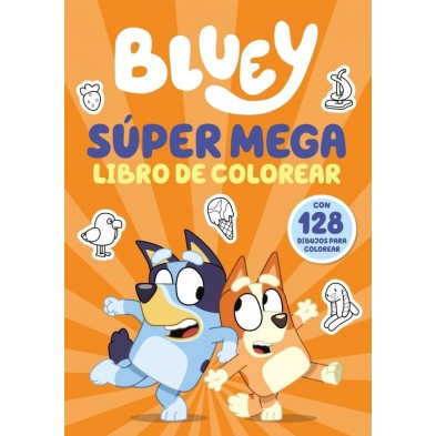 BLUEY ACTIVIDADES SUPER MEGA LIBRO DE COLOREAR