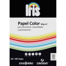 PAPEL IRIS P/100 A4 80GRS VIOLETA LAVANDA