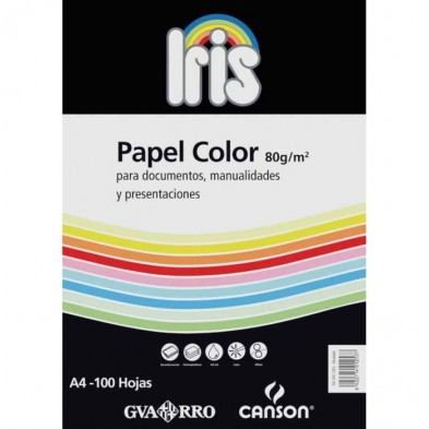 PAPEL IRIS P/100 A4 80GRS VIOLETA LAVANDA