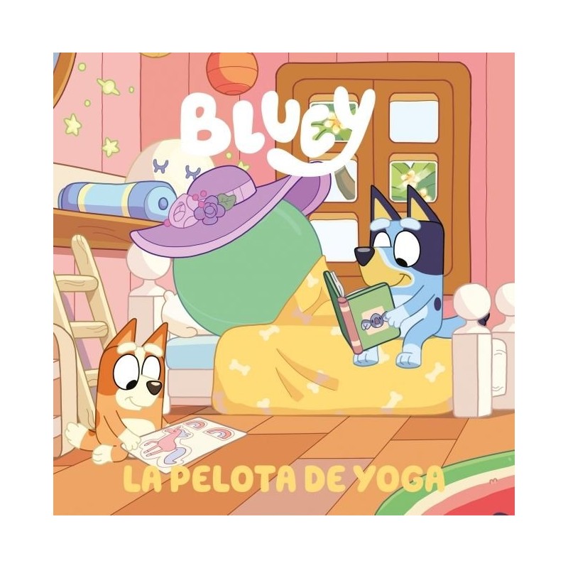 BLUEY UN CUENTO LA PELOTA DE YOGA