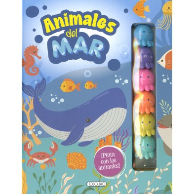 ANIMALES DEL MAR CON ROTULADORES