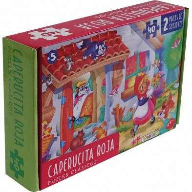PUZZLES CLASICOS CAPERUCITA ROJA