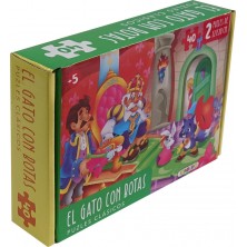 PUZZLES CLASICOS EL GATO CON BOTAS