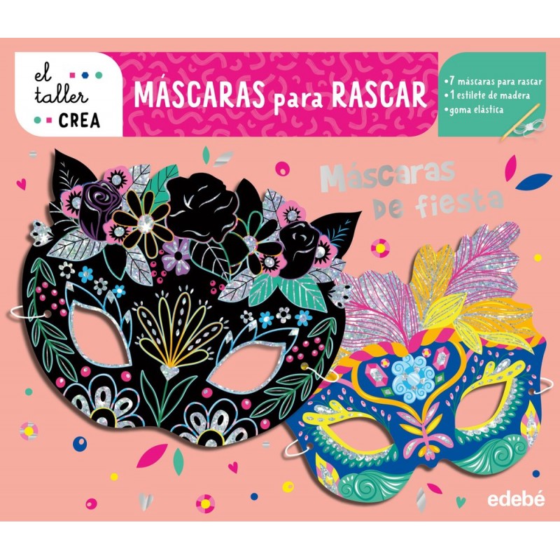 MASCARAS PARA RASCAR MASCARAS DE FIESTA