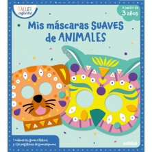 MIS MASCARAS SUAVES DE ANIMALES BUHO EN LA CUBIERTA