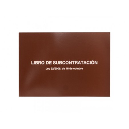 LIBRO DE SUBCONTRATACION M RIUS