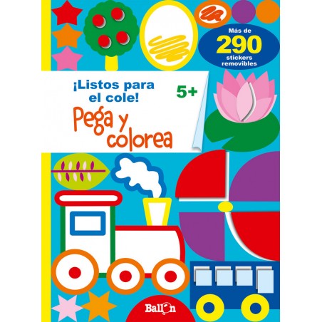 PEGA Y COLOREA 5+