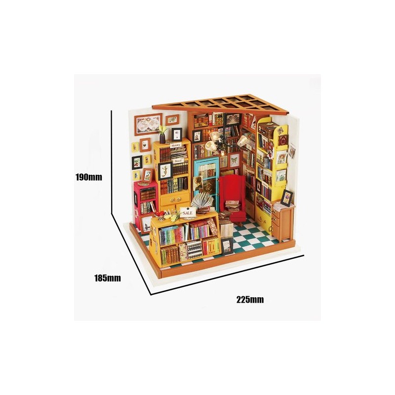 MAQUETA LIBRERIA DE SAM