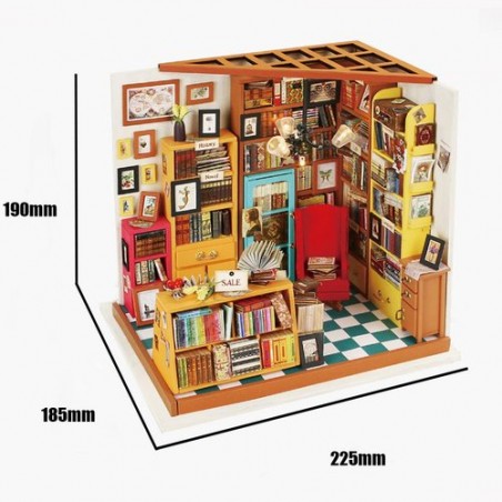 MAQUETA LIBRERIA DE SAM