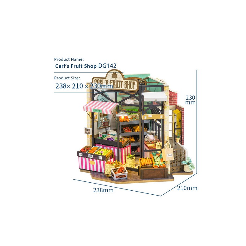 MAQUETA TIENDA DE FRUTA CARL