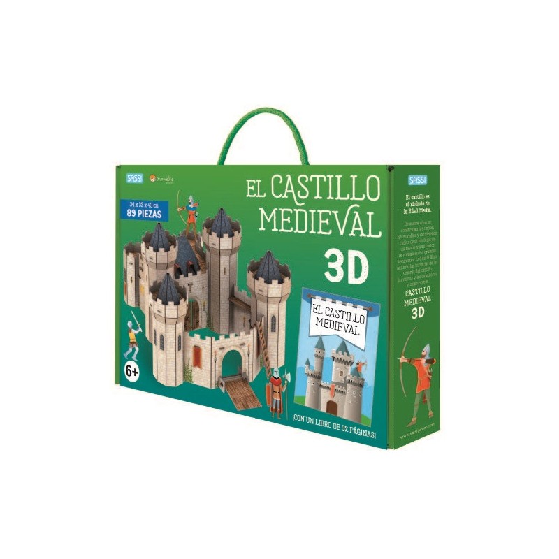 EL CASTILLO MEDIEVAL 3D CARTON CON MAQUETA
