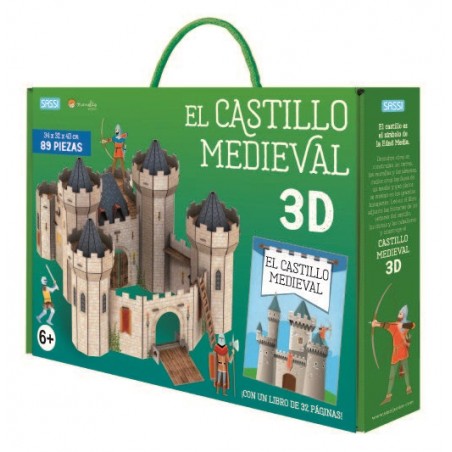 EL CASTILLO MEDIEVAL 3D CARTON CON MAQUETA