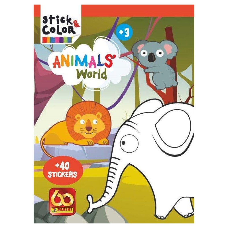 STICK&COLOR ANIMALS WORLD