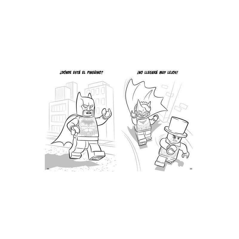 BATMAN LEGO JUEGA Y COLOREA Librería Mapa Envíos 24-48 horas