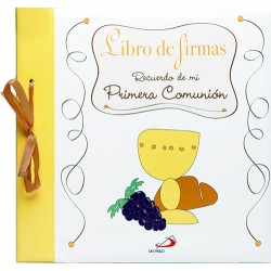 LIBRO DE FIRMAS RECUERDO DE MI PRIMERA COMUNION