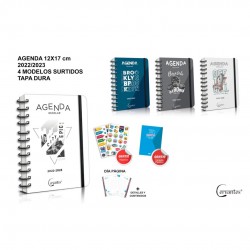 AGENDA ESCOLAR DIA PAGINA TAPA DURA 12X17CM 22/23