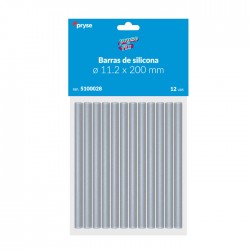 PACK 12 BARRAS SILICONA 11,2X200MM