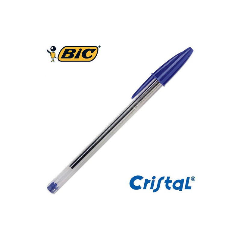 Boligrafo Bic Cristal CLIC Azul – TODOFICINA